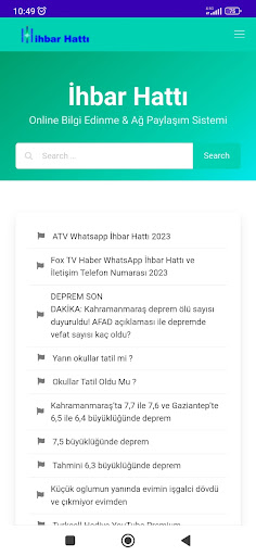 İhbar Hattı Screen 3