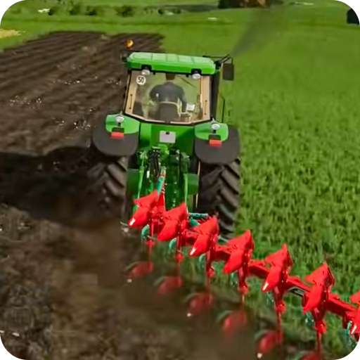 Village Tractor Farming Games logo
