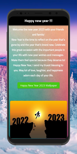 Android application Happy new year 2023 wallpaper screenshort