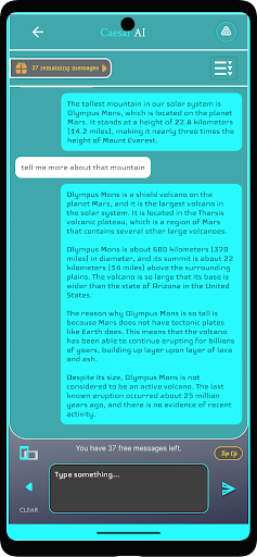 Caesar AI Chat Assistant Screen 3