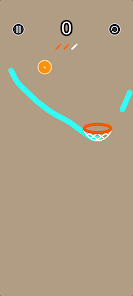 Basketball Hoop Shot Line 19
