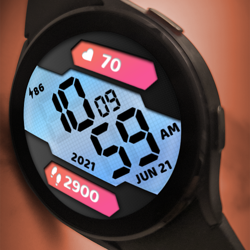 Android application MJ257 Digital Classic Watch screenshort
