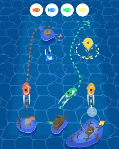 Ship Path – Fishing Puzzle