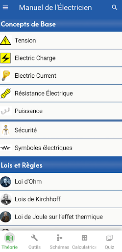 Aperçu de l'application