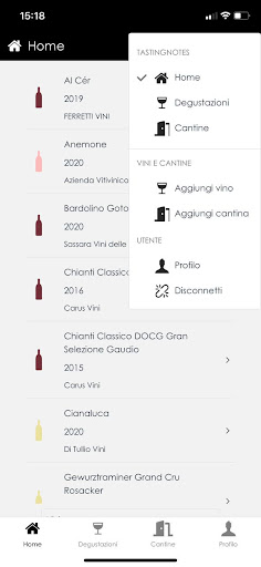 Tastingnotes Screen 3