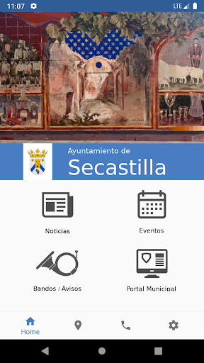 Android application Ayuntamiento de Secastilla screenshort