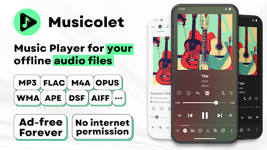 Musicolet Music Player MOD APK 6.10.1 (Pro Unlocked) 1