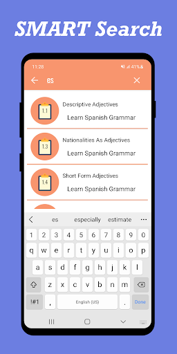 Spanish Grammar Screen 3