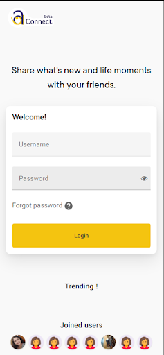 Android application AdtU A Connect screenshort