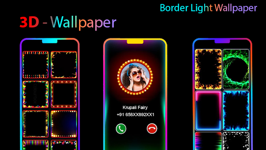 Border Light Wallpaper Live Color Wallpaper Free Apk app for Android 2