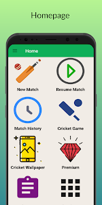 Cricket: Local match scorebook Unknown