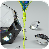 Diamond Zipper Lock App icon