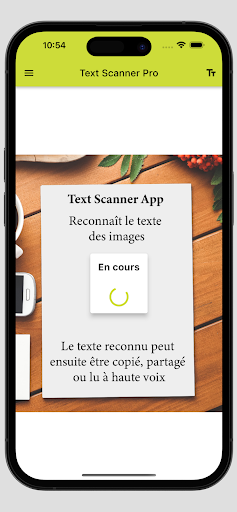 Aperçu de l'application
