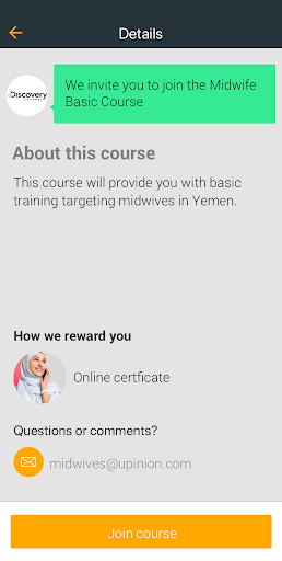E-Learning Screen 2