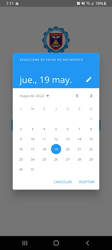 App Consejería UNP Screen 2