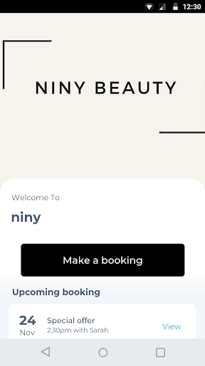 Android application niny screenshort