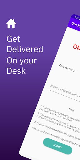 Android application Om Sai Foods screenshort