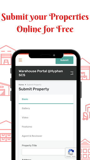 Android application Warehouse Search - Hyphen SCS screenshort