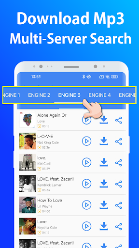 Android application Mp3 Downloader Music Download screenshort
