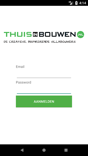 Android application ThuisinBouwen screenshort