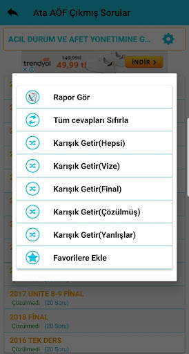 ATA AÖF ÇIKMIŞ SORULAR Screenshot 2 - AppWisp.com