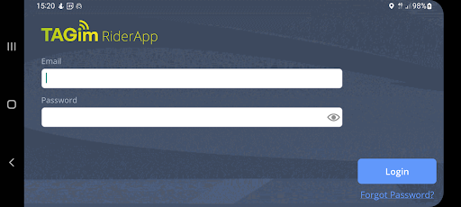 Android application Rider-App from Medisim screenshort