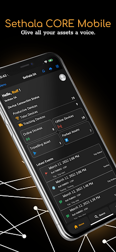 Android application Sethala CORE screenshort