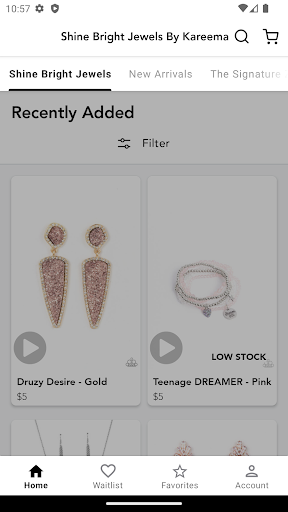 Android application Shine Bright Jewels By Kareema screenshort