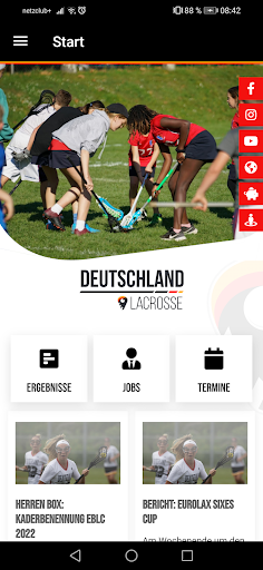 Android application Deutschland Lacrosse screenshort