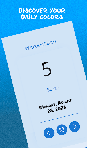 Android application Numerology Colors screenshort