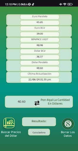 Indicador Dolar Venezuela Screen 2