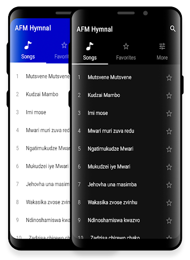 Android application AFM Hymn Book - Nziyo DzeAFM screenshort