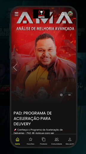 Android application Delivery Campeão screenshort