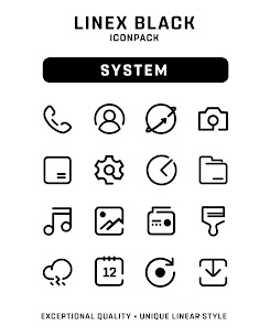 LineX Black Icon Pack Apk 1.1 (Patched) 4