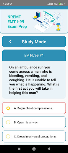 NREMT EMT I-99 Exam Prep Screen 3