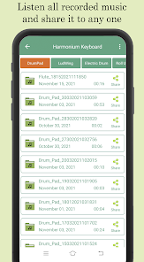 Screenshot 8 Harmonium Keyboard android