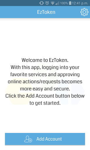 Android application EzToken screenshort