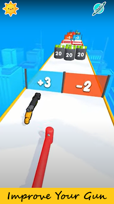 Human To Gun Run: Merge Gun 3D - Screenshot 1