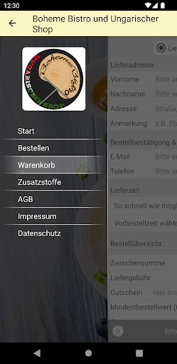 Boheme Bistro Ungarischer Shop Screen 3