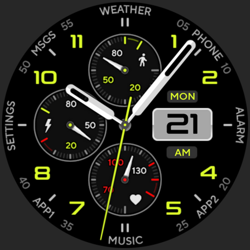 Motion 0x Watch Face logo