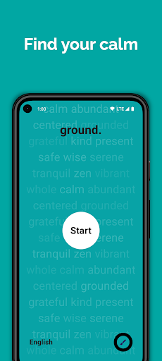Android application Ground: Anxiety Relief screenshort