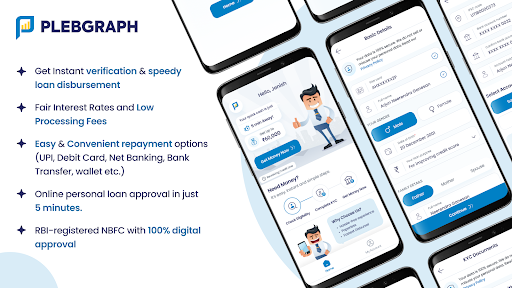 Android application Plebgraph: Quick Loans for You screenshort