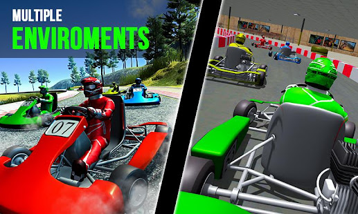 ultime karting 3D: réal karts courses champion screenshots apk mod 5