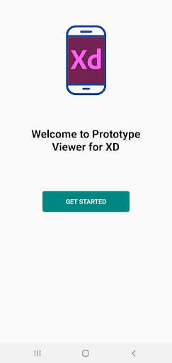 Android application XD Prototype Viewer screenshort
