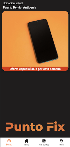 Android application Punto Fix screenshort