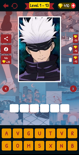Android application Anime Character Quiz 2024 screenshort