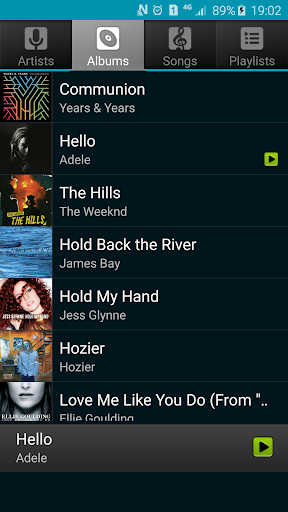 Android application Lite Music Player screenshort
