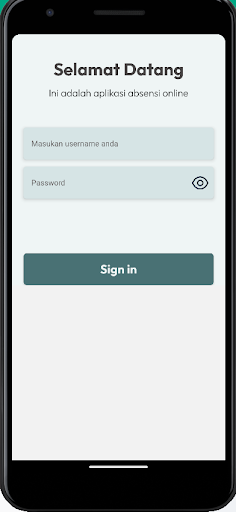 Sholawat Absensi Screen 2