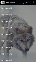 screenshot of Wolf Sounds