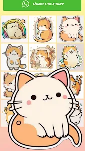 Kawaii Cat Stickers for WSP